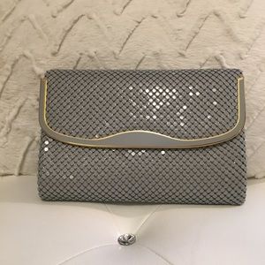 Purse gray and gold
